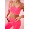 Sada Ada - top + legíny žebrovaný (Velikost UNI, Barva Růžová)