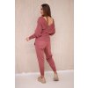 Dámský komplet Blanche svetr + kalhoty (Velikost UNI, Barva Růžová - tmavě)