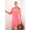 Dámské šaty Nia oversize (Velikost UNI, Barva Růžová - světle)