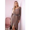 Dámské šaty 9160 (Velikost UNI, Barva Modrá)