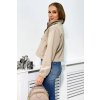 Krátká zateplená mikina Zoey (Velikost UNI, Barva Béžová)