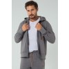 Pánská mikina Italian Fashion Darwin dł.r. (Velikost XL, Barva Šedá)