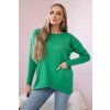 Svetr Sandy  s předními kapsami (Velikost UNI, Barva Zelená - světle)