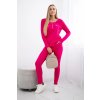 Dámský komplet Betty - tričko + kalhoty (Velikost UNI, Barva Růžová - tmavě)