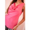 Dámská saténová halenka Callie (Velikost UNI, Barva Růžová - tmavě)