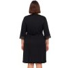 Dámský župan Moraj PDSZ4100-004 (Velikost 2XL, Barva Černá)