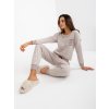 Dámské pyžamo BR-PI-9114 BERRAK (Barva Béžová - světle, Velikost XL)