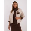 Dámská bunda DHJ-KR-A8357.50 ITALY MODA (Barva Béžová, Velikost UNI)