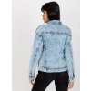 Džínová bunda EM-KR-H1830.88 Factory Price (Barva Modrá, Velikost XS)