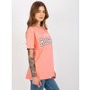 Dámské tričko EM-TS-527-1.26X ex moda (Barva Růžová - světle, Velikost UNI)