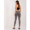 Džíny Skinny NM-SP-M516.38P Only One (Barva Šedá - tmavě, Velikost S)