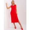 Šaty -TW-SK-BL-R1042.02 (Barva Červená, Velikost S)