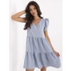 Šaty WN-SK-704.83 (Barva Modrá - světle, Velikost M)