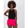Dámský crop top AP-TP-109.17 BASIC FEEL GOOD (Barva Černá, Velikost S)