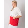 Dámská oversize mikina RV-TU-6851.28 RELEVANCE (Barva Červená, Velikost UNI)
