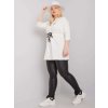 Tunika Plus size RV-TU-7033.84P RELEVANCE (Barva Zelená, Velikost UNI)