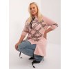 Tunika Plus size RV-TU-7598.94 RELEVANCE (Barva Tělová, Velikost UNI)