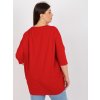 Tunika Plus size RV-TU-8534.63P RELEVANCE (Barva Červená, Velikost UNI)