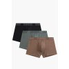 Pánské boxerky Atlantic 3MH-215 3 pcs (Velikost L, Barva Černá)