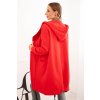 Zateplená bunda Dora s kapucí (Velikost UNI, Barva Červená)