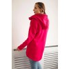 Zateplená mikina Hush s prodlouženými zády a kapsami (Velikost UNI, Barva Červená)