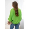 Oversize halenka Dani se zapínáním na knoflíky (Velikost UNI, Barva Zelená - světle)