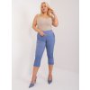 Kalhoty Plus size AT-SP-1863.25 New Fashion (Barva Modrá, Velikost 40)