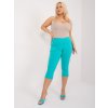 Kalhoty Plus size AT-SP-1863.47 New Fashion (Barva Tyrkysová, Velikost 50)