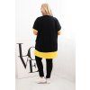 Dámská tunika Plus Size 1661 (Velikost UNI, Barva Růžová)