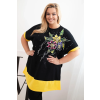 Dámská tunika Plus Size 1661 (Velikost UNI, Barva Zelená)