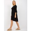 Šaty oversize D73761M30214A6EN EIGHT 2 NINE (Barva Černá, Velikost XS)