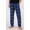 Pánské pyžamové kalhoty Matěj (Barva Modrá - tmavě, Velikost M)
