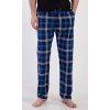 Pánské pyžamové kalhoty Matěj (Barva Modrá - tmavě, Velikost M)