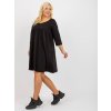 Šaty Plus Size RV-SK-8529.37P RELEVANCE (Barva Černá, Velikost UNI)