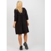 Šaty Plus Size RV-SK-8529.37P RELEVANCE (Barva Černá, Velikost UNI)