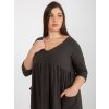 Šaty Plus Size RV-SK-8529.37P RELEVANCE (Barva Černá, Velikost UNI)