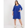 Šaty Plus Size RV-SK-8529.37P RELEVANCE (Barva Černá, Velikost UNI)