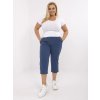 Kalhoty Plus Size AT-SP-845.66 New Fashion (Barva Modrá - tmavě, Velikost 38)