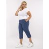 Kalhoty Plus Size AT-SP-845.66 New Fashion (Barva Modrá - tmavě, Velikost 38)