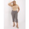 Kalhoty Plus Size AT-SP-845.99 New Fashion (Barva Šedá - tmavě, Velikost 38)