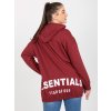 Mikina Plus Size-RV-BL-8277.28 (Barva Bordó, Velikost UNI)