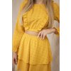 Hořčicové boho šaty (Velikost UNI, Barva Žlutá)