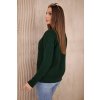 Svetr Sasha s výstřihem do V (Velikost UNI, Barva Zelená - světle)