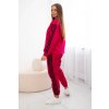 Dámská souprava Endy - mikina + tepláky (Velikost UNI, Barva Růžová - tmavě)