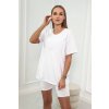 Dámská souprava Brooklyn - tričko + legíny (Velikost UNI, Barva Bílá)