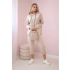 Souprava Punto Milano Winter Hoodie + kalhot béžový (Velikost UNI, Barva Béžová)