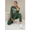 Set Paris Sweatshirt + Hose khaki (Velikost UNI, Barva Zelená)