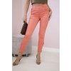 Dámské kalhoty Fern s ozdobnou mašlí na nohavici (Velikost S, Barva Oranžová)