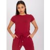 Tričko RV-TS-4623.42 BASIC FEEL GOOD (Barva Bordó, Velikost XL)