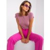 Tričko RV-TS-4623.67 BASIC FEEL GOOD (Barva Růžová - tmavě, Velikost S)